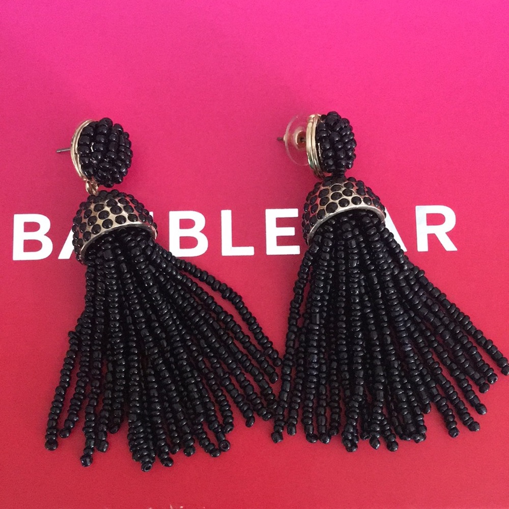 Baublebar beaded tassel earrings